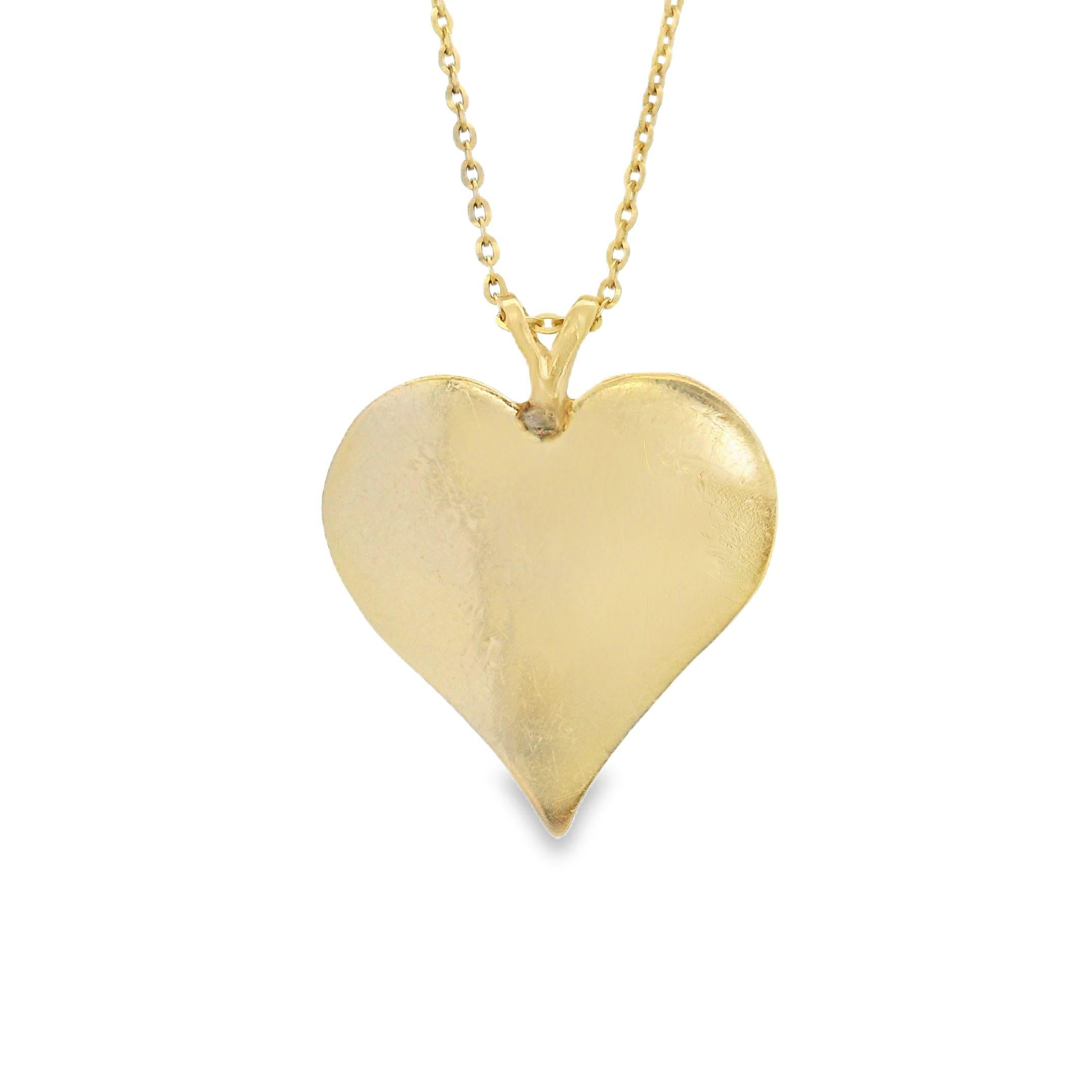 Vintage Heart 14k Gold Charm