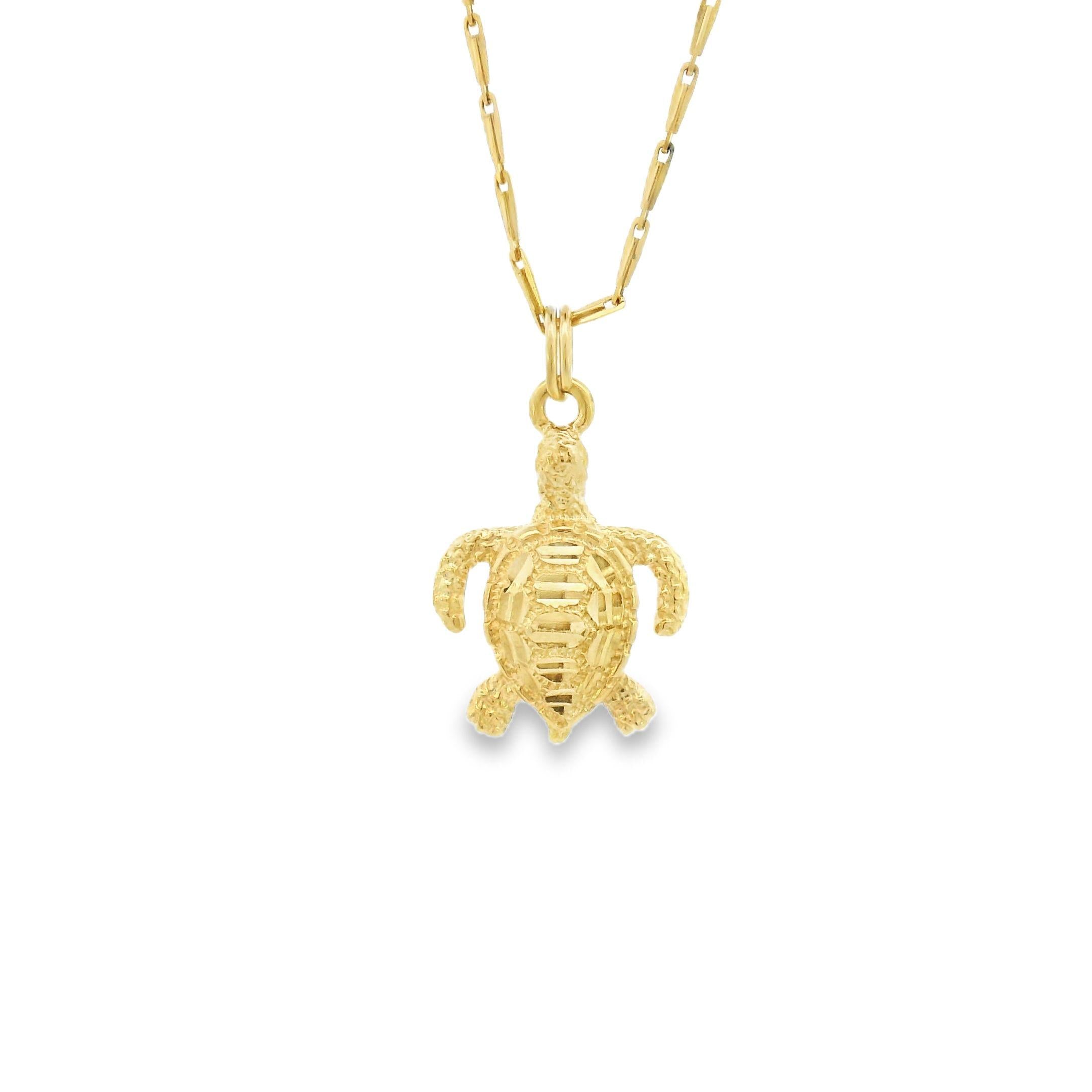 Vintage 14K Gold Turtle Charm