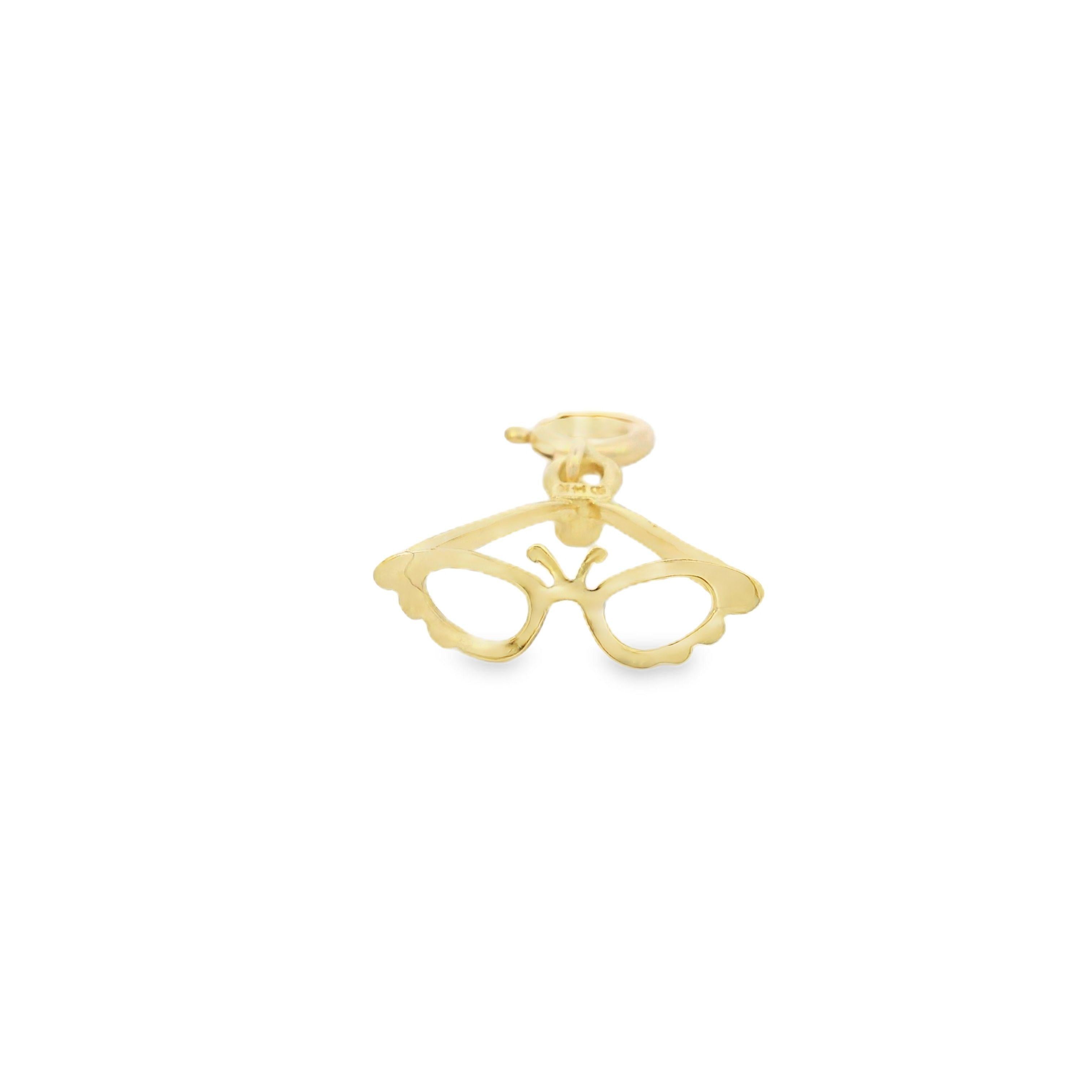 Vintage 14K Gold Sunglasses Charm