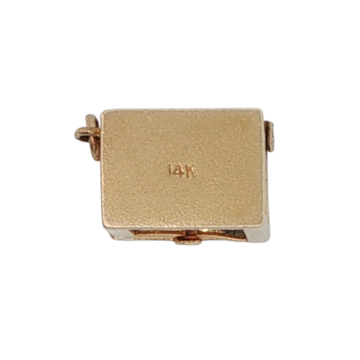 Vintage 14K Gold “Mad Money” Cash Cage Charm