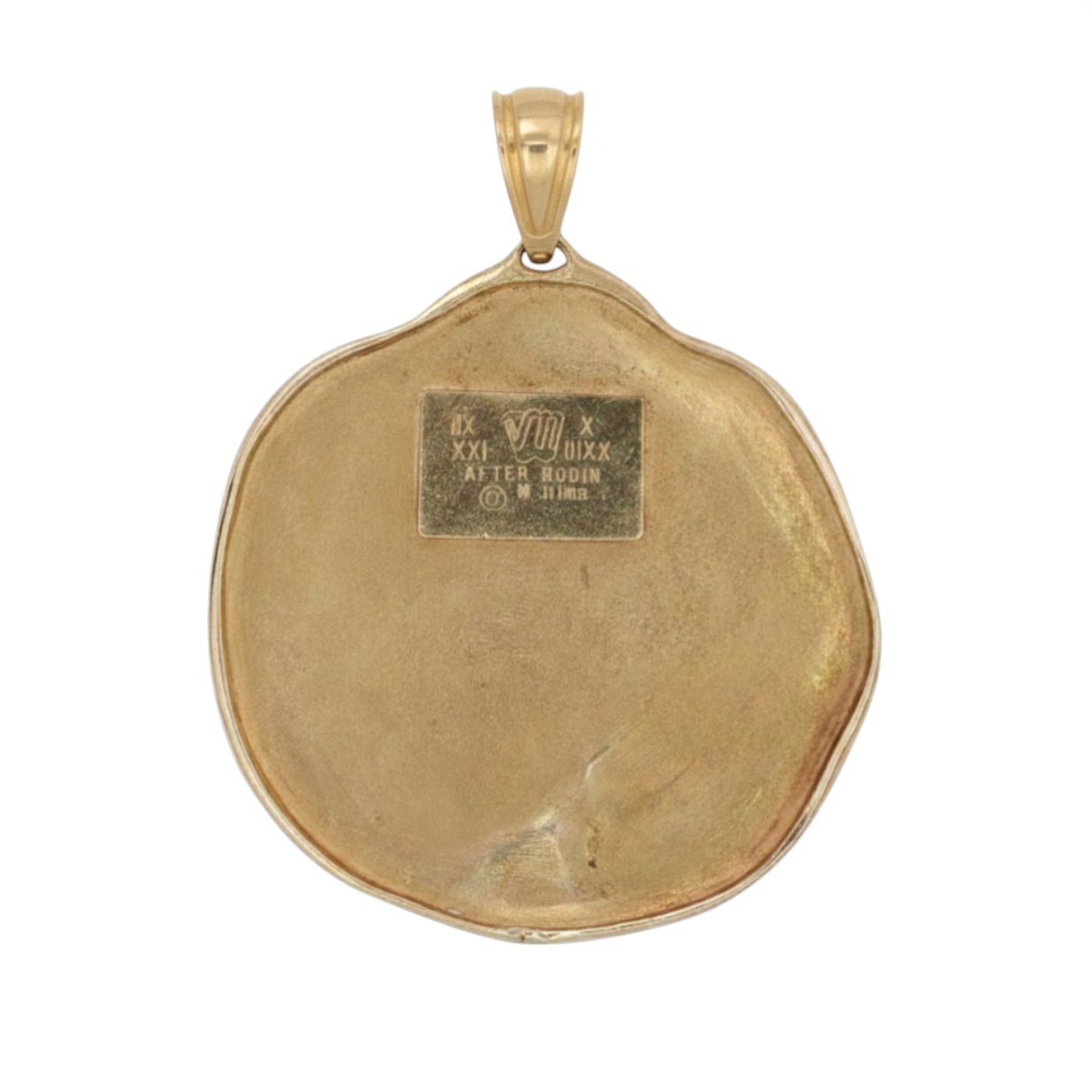 14K Solid Gold Vintage Scorpio Pendant