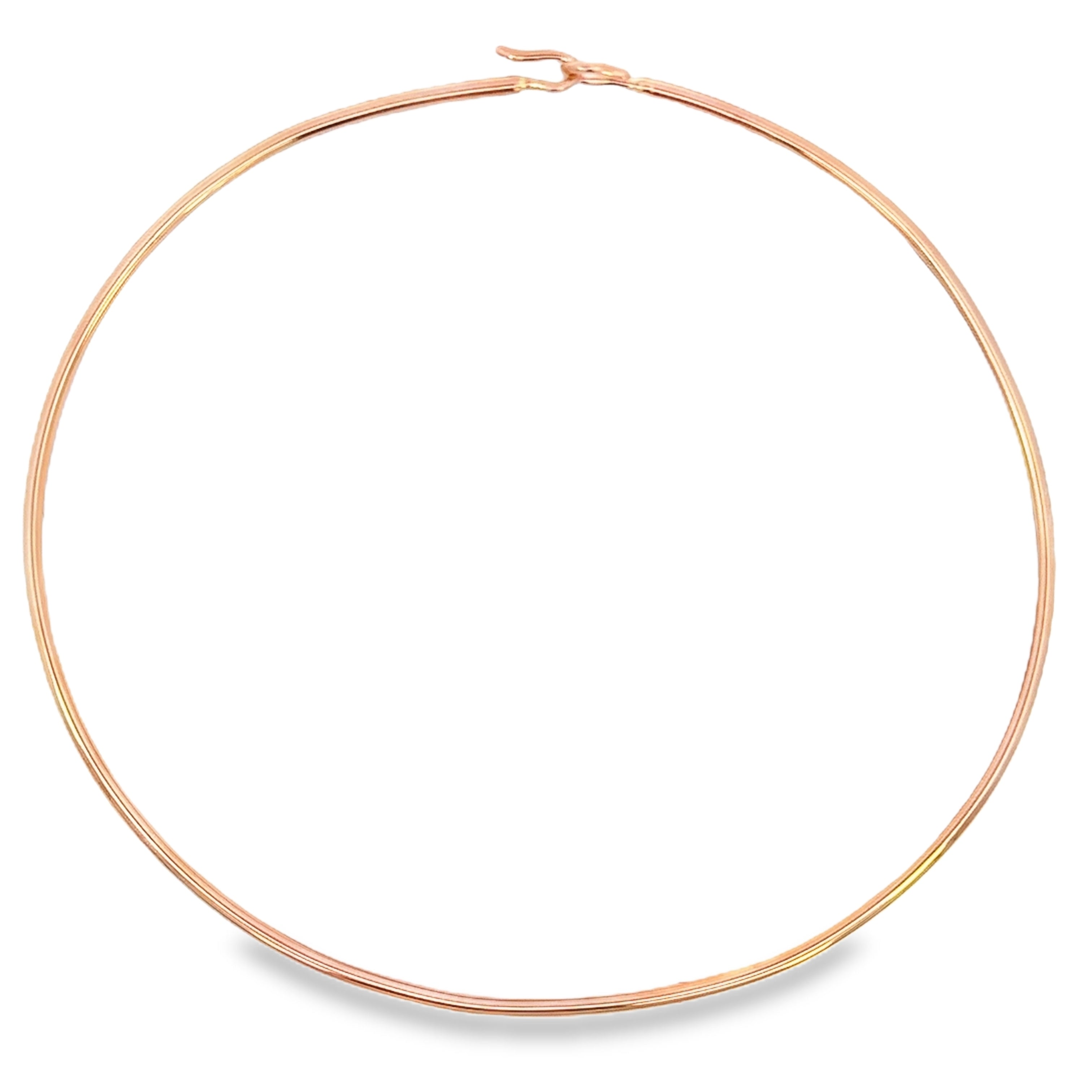 18k Rose Gold Choker Necklace