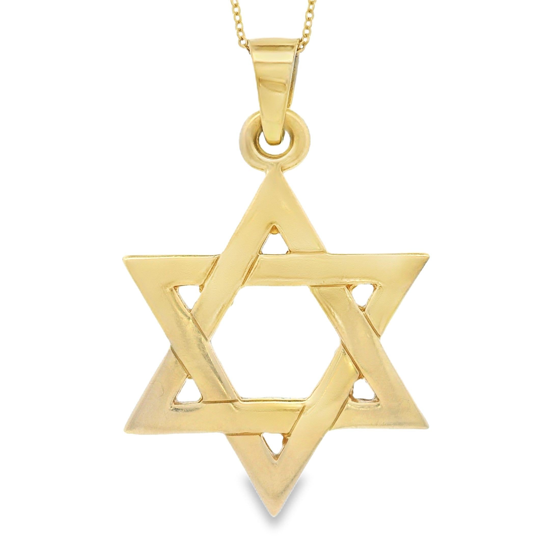 Vintage Star of David 14k Gold Charm