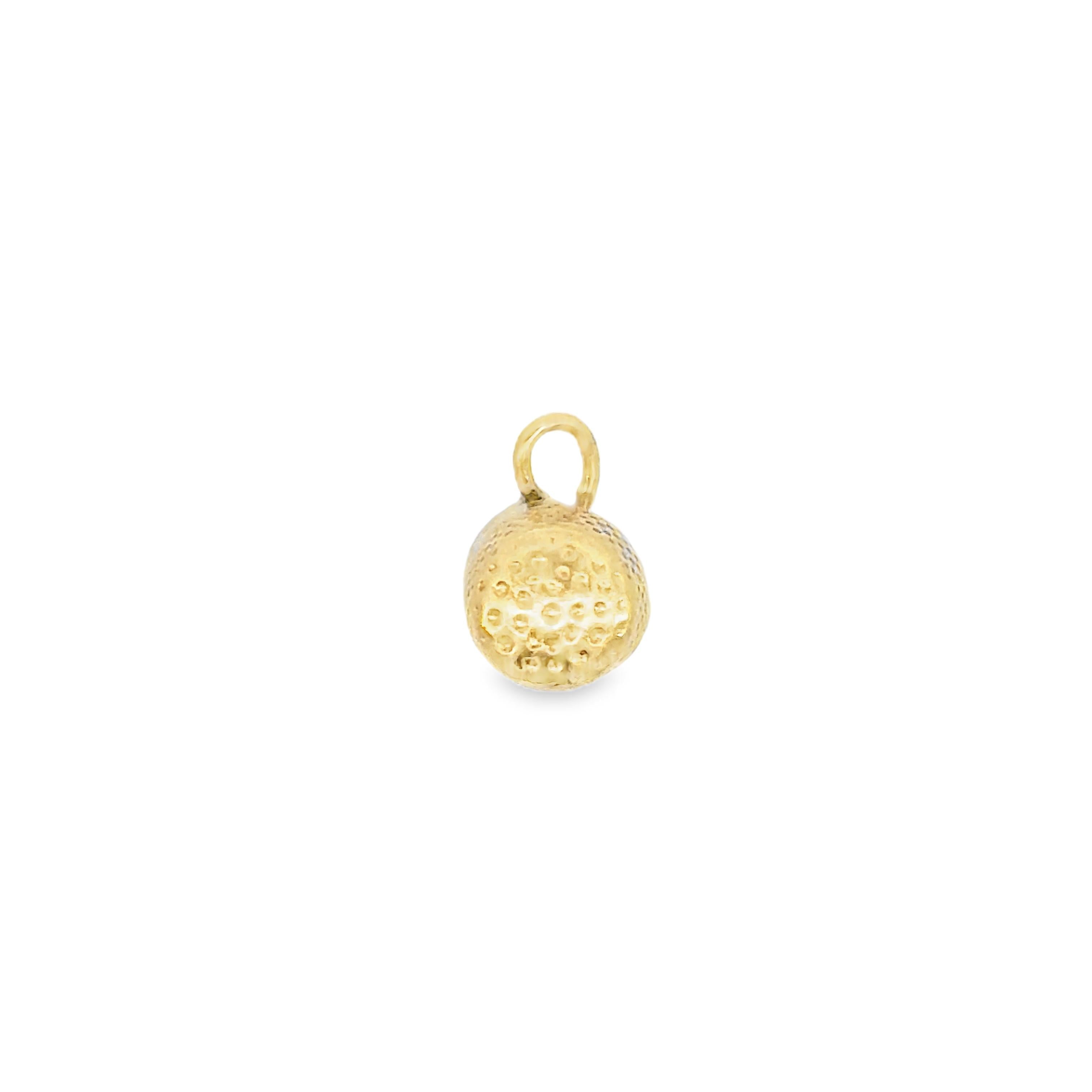 Vintage 14K Gold Thimble Charm