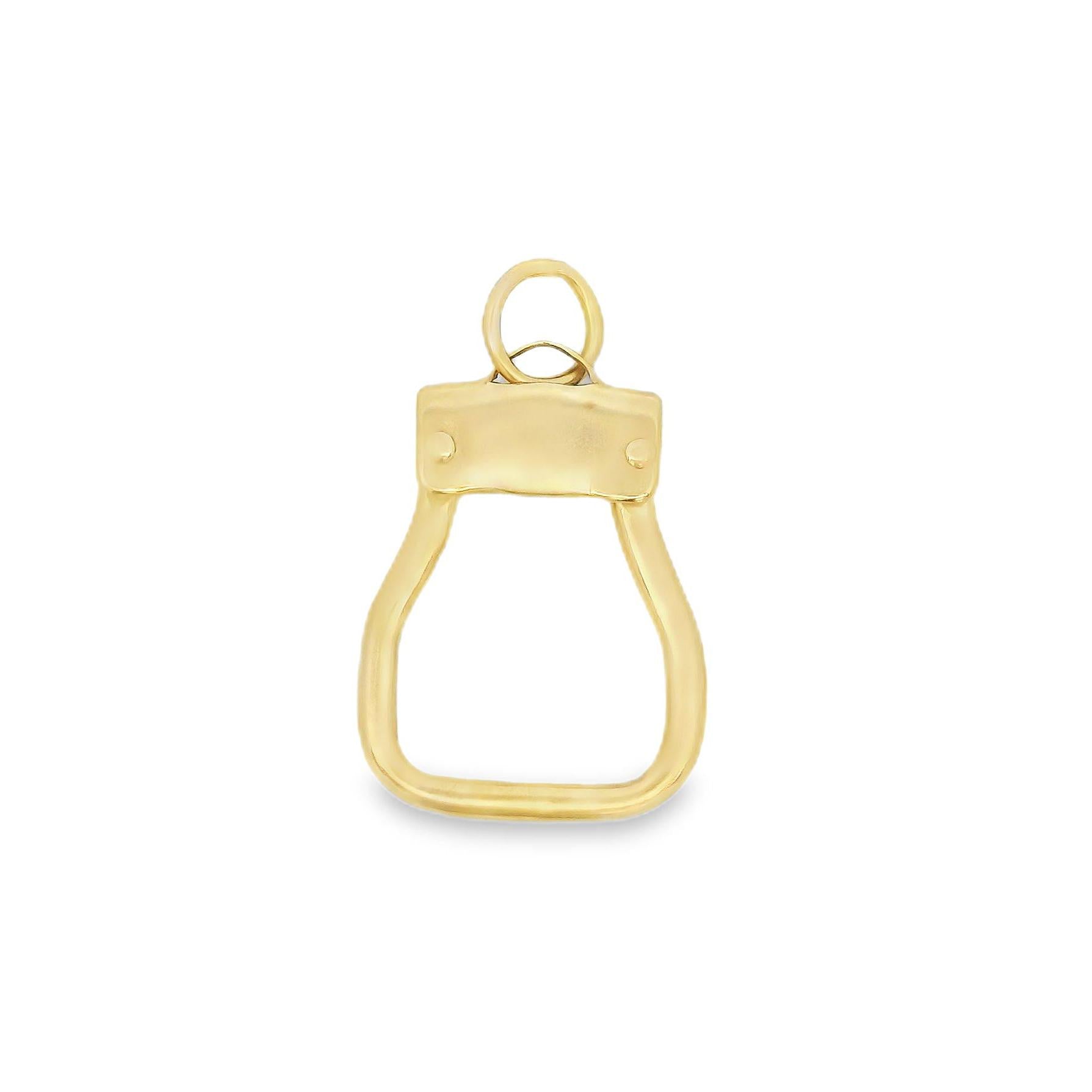 Vintage 14k Gold Carabiner Clasp