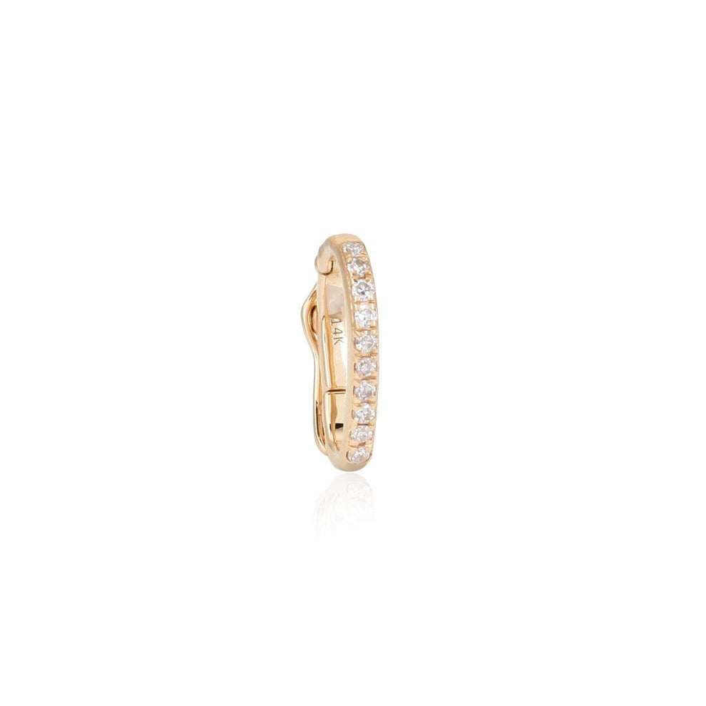 Diamond Bale Clasp 14k Gold