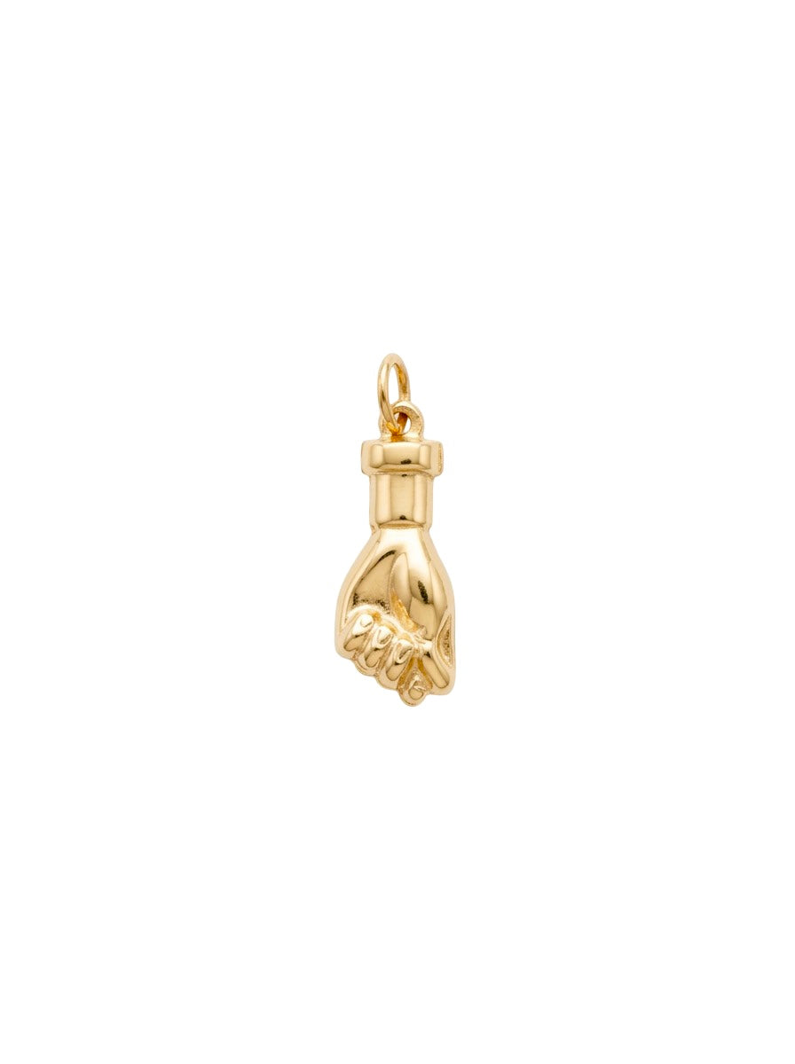 14k Yellow Gold Vintage Figa Hand Charm