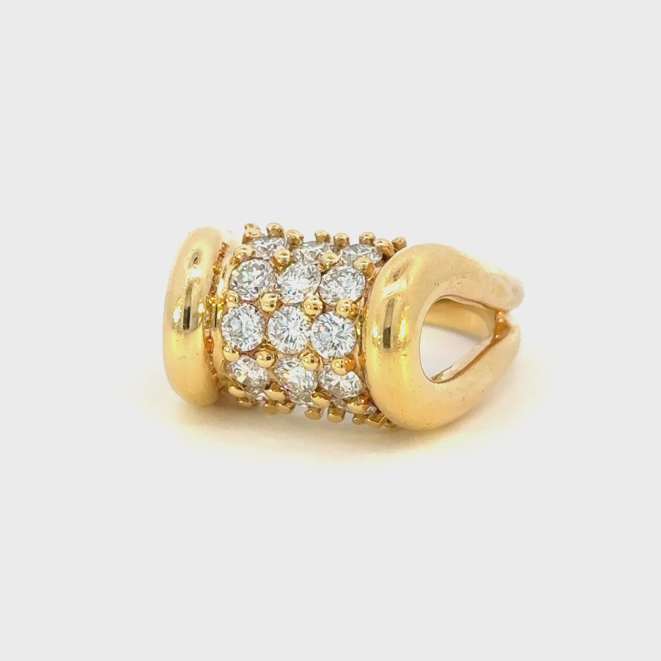 Vintage 2.25ct Diamond 18k Gold Ring