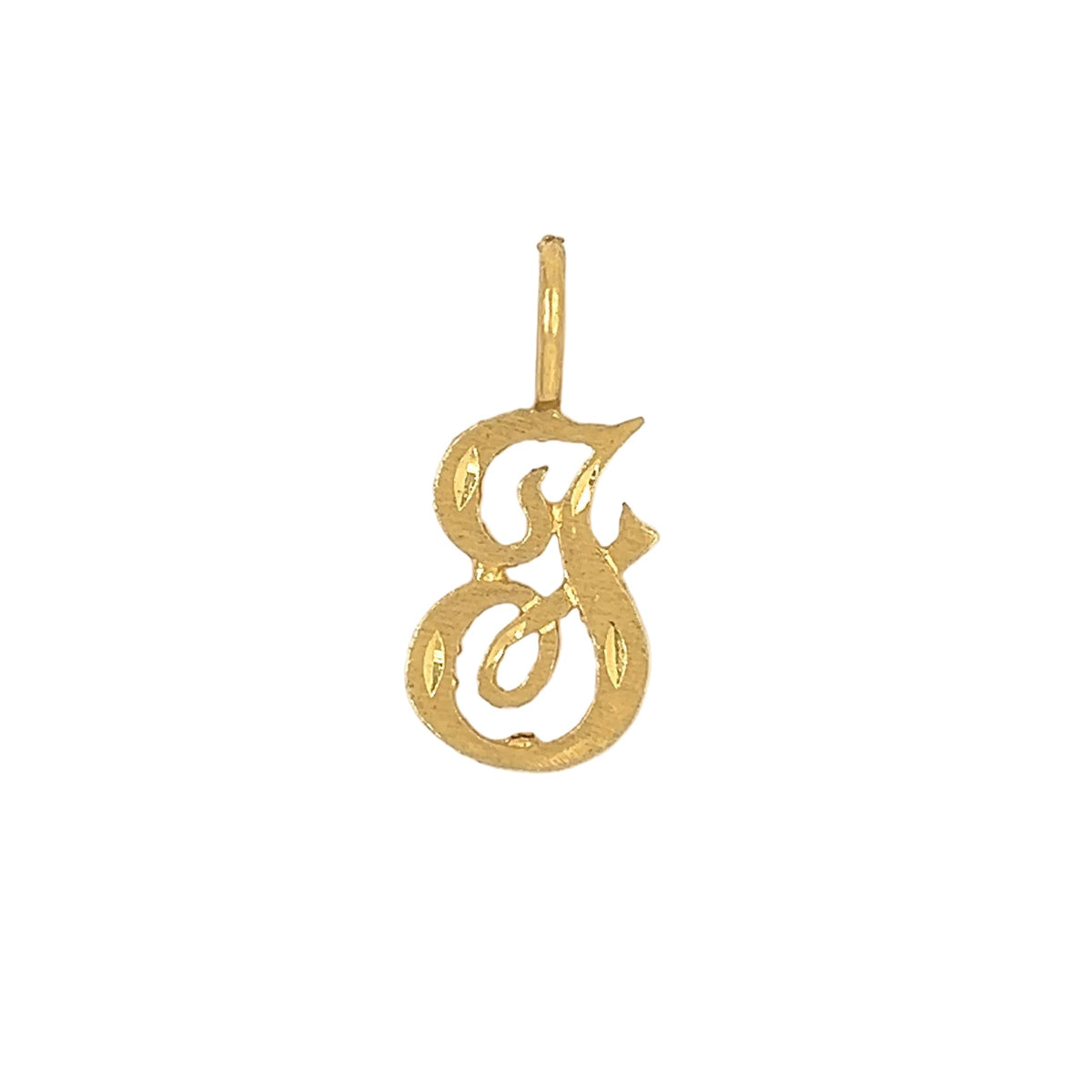 Vintage "F" 14k Gold Charm