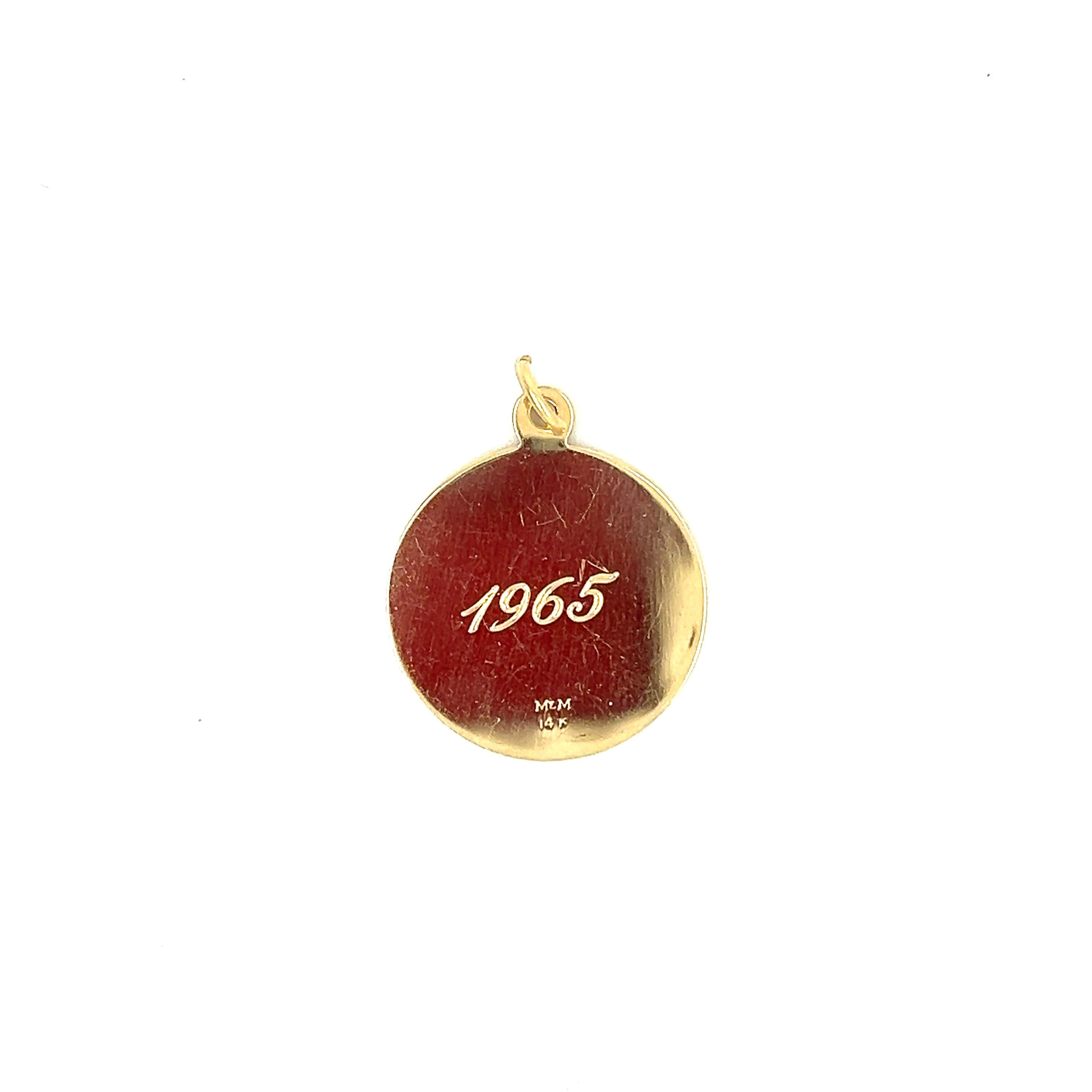 Vintage Zodiac Scorpio 14k Gold Charm