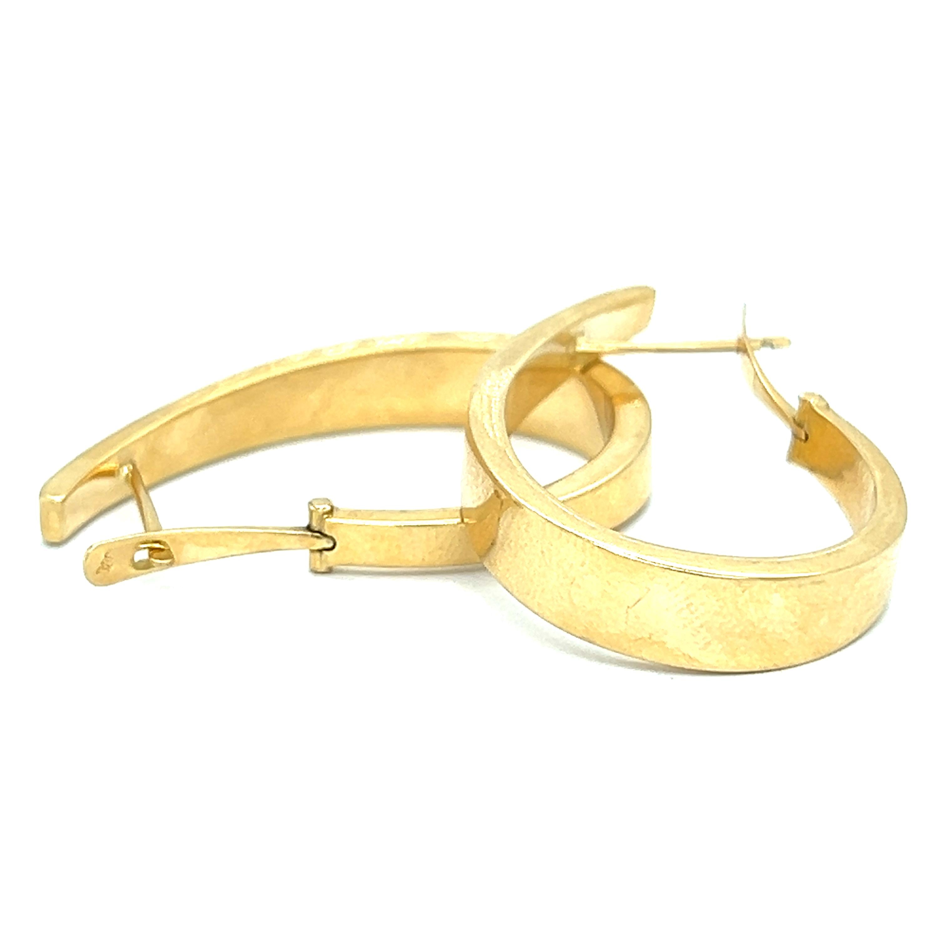 Vintage 14K Gold Hoop Earrings