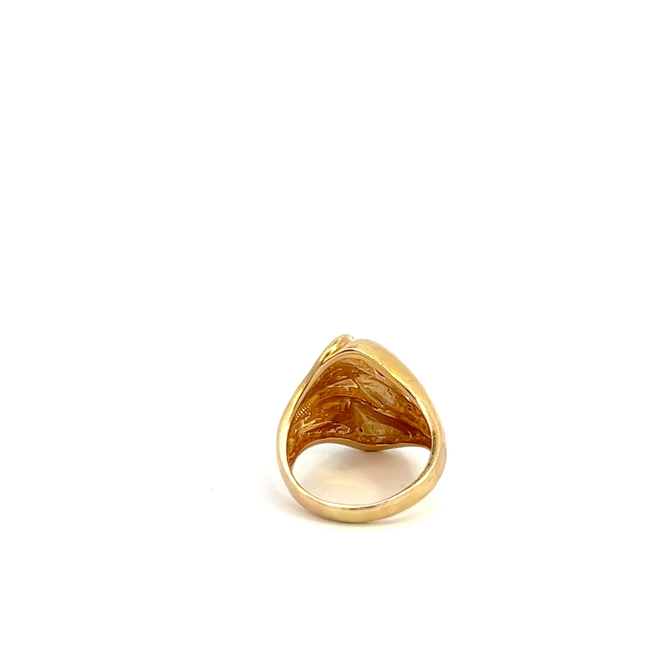 Vintage Swirl 14k Gold Ring