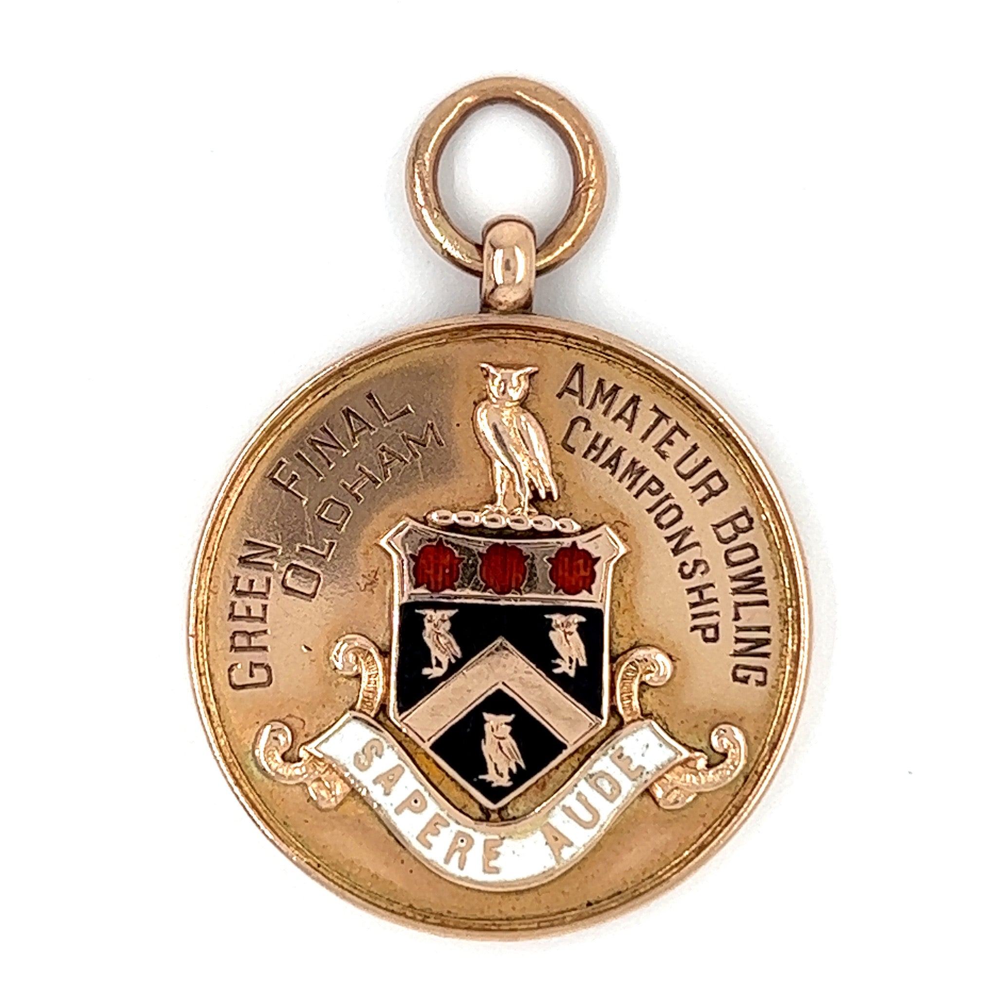 Vintage Championship Charm - Goldtyp