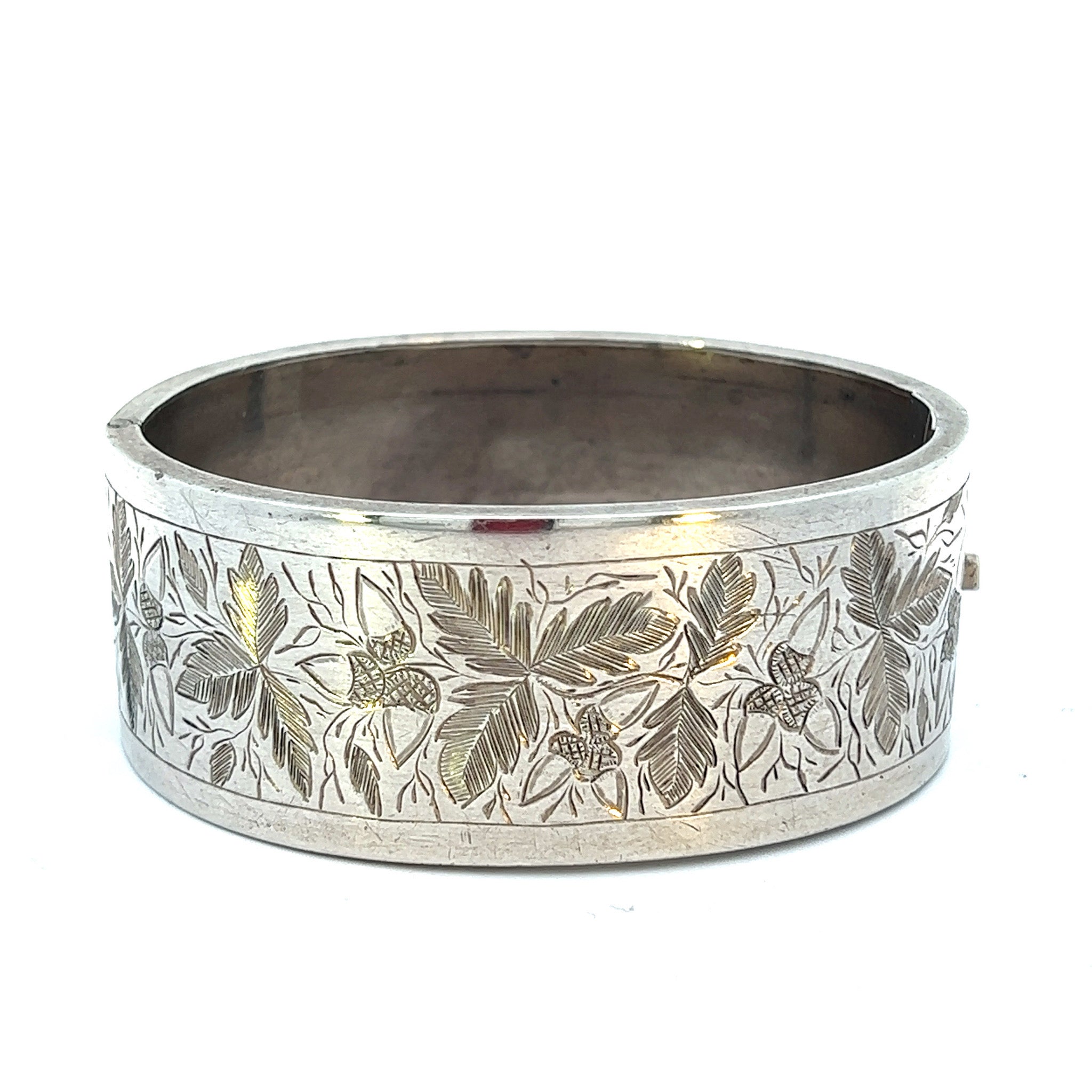 Sterling Silver Victorian Bangle
